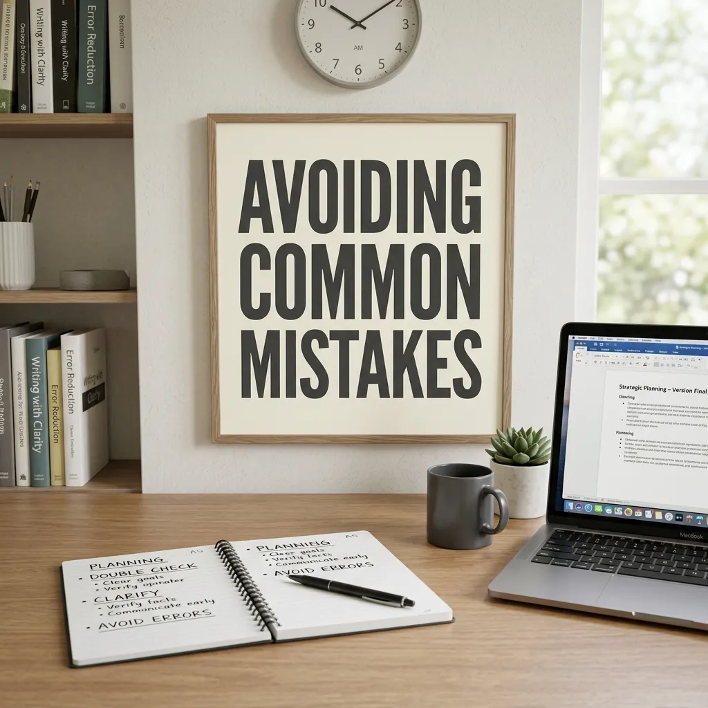 Avoiding Common Mistakes
